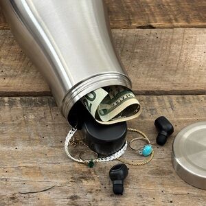 Stainless Steel Hidden Compartment Coffee Tumbler